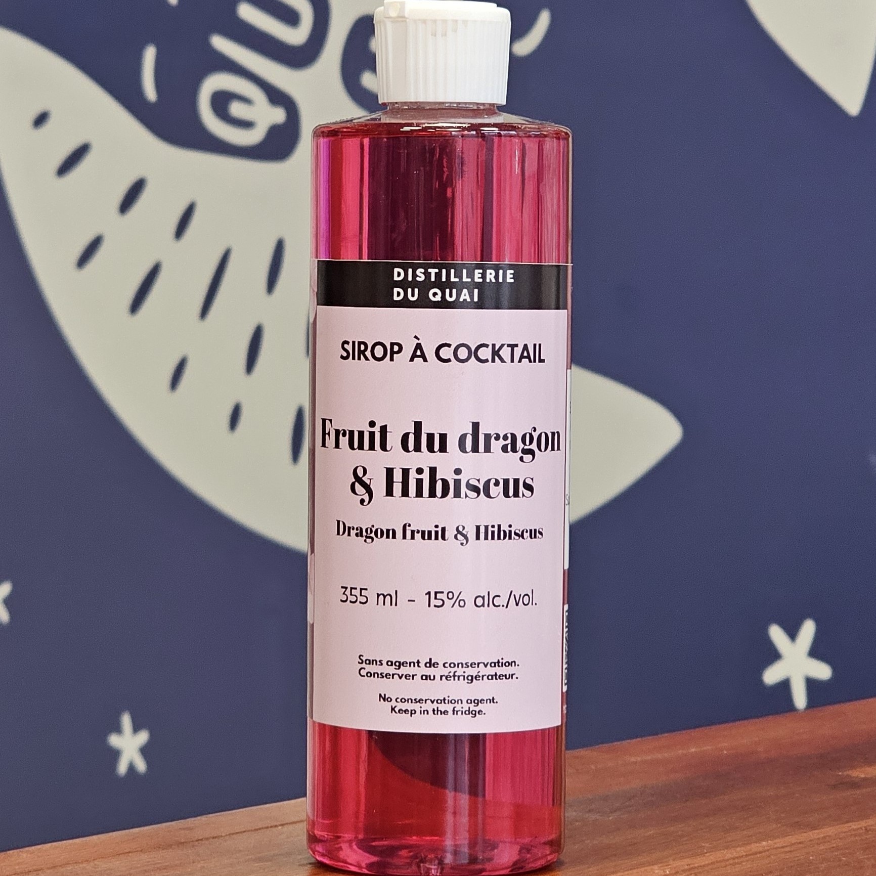 Sirop à cocktail DDQ - Fruit du dragon & Hibiscus
