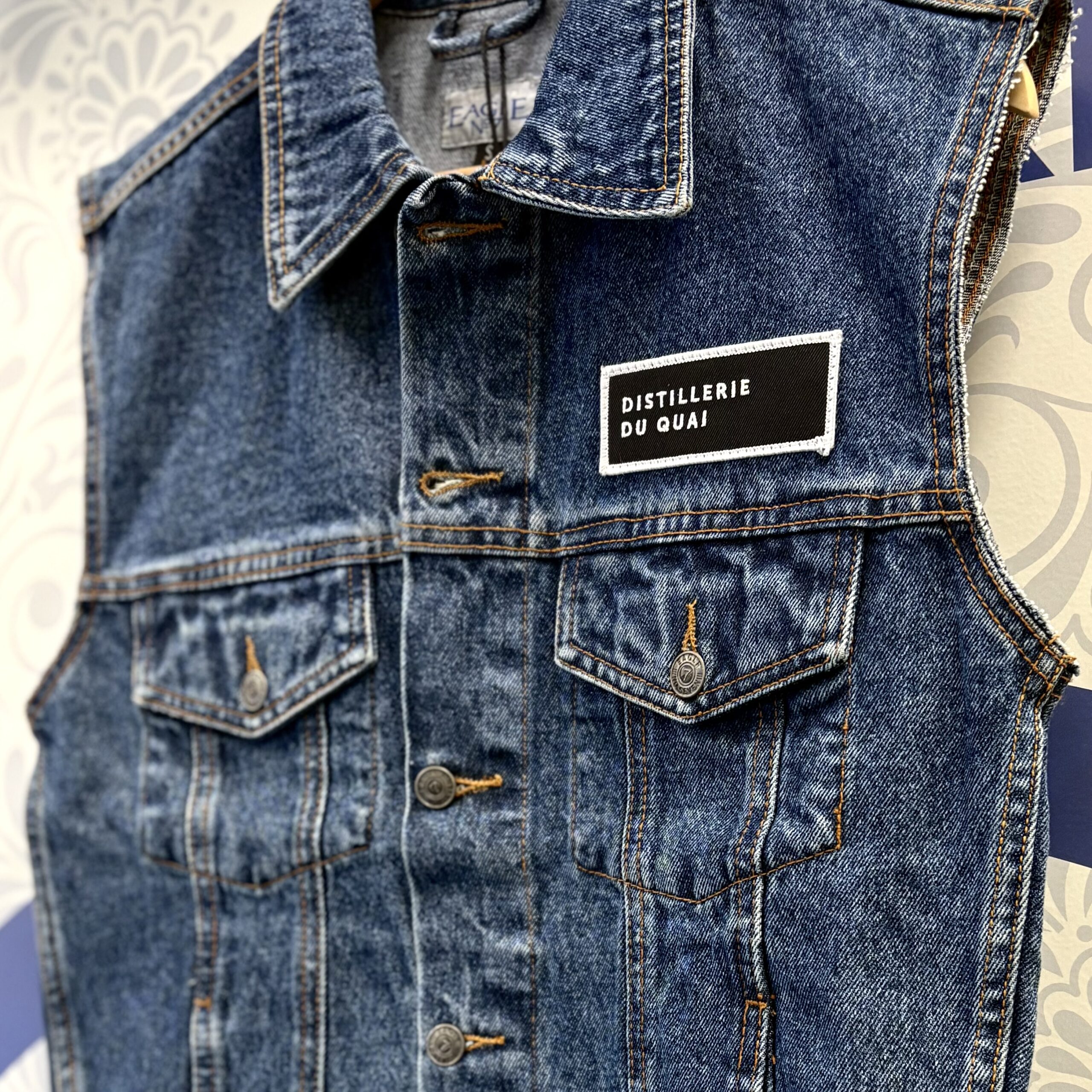 Veste de Jean sans manches